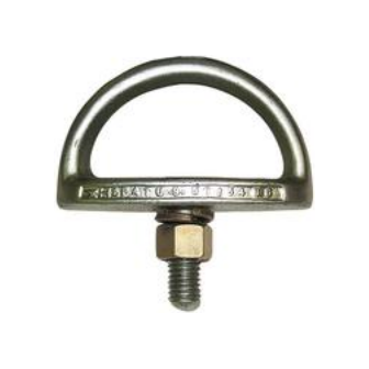 EYEBOLT ANCHOR WITH 1/2X1-3/8 MOUNTING BOLT PLATED STEEL