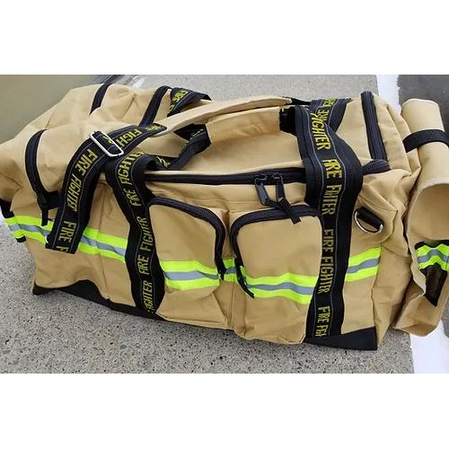 FIREFIGHTER GEAR BAG W REFLECTIVE STRIPING