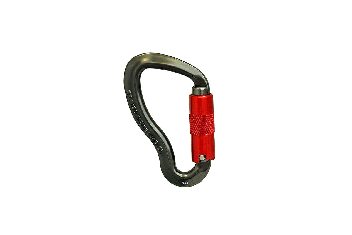 INTERNATIONAL SAFETY COMPONENTS (ISC) ISC GATOR Aluminium Carabiner, 3-Action, 22 mm Gate — KH453SS