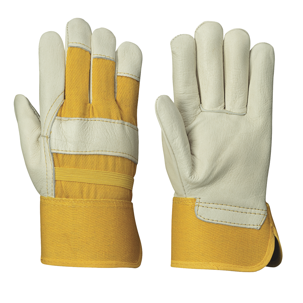 Pioneer Pioneer 536LW Women's Insulated Cow Grain Fitter's Gloves – Yellow, 12 Pairs