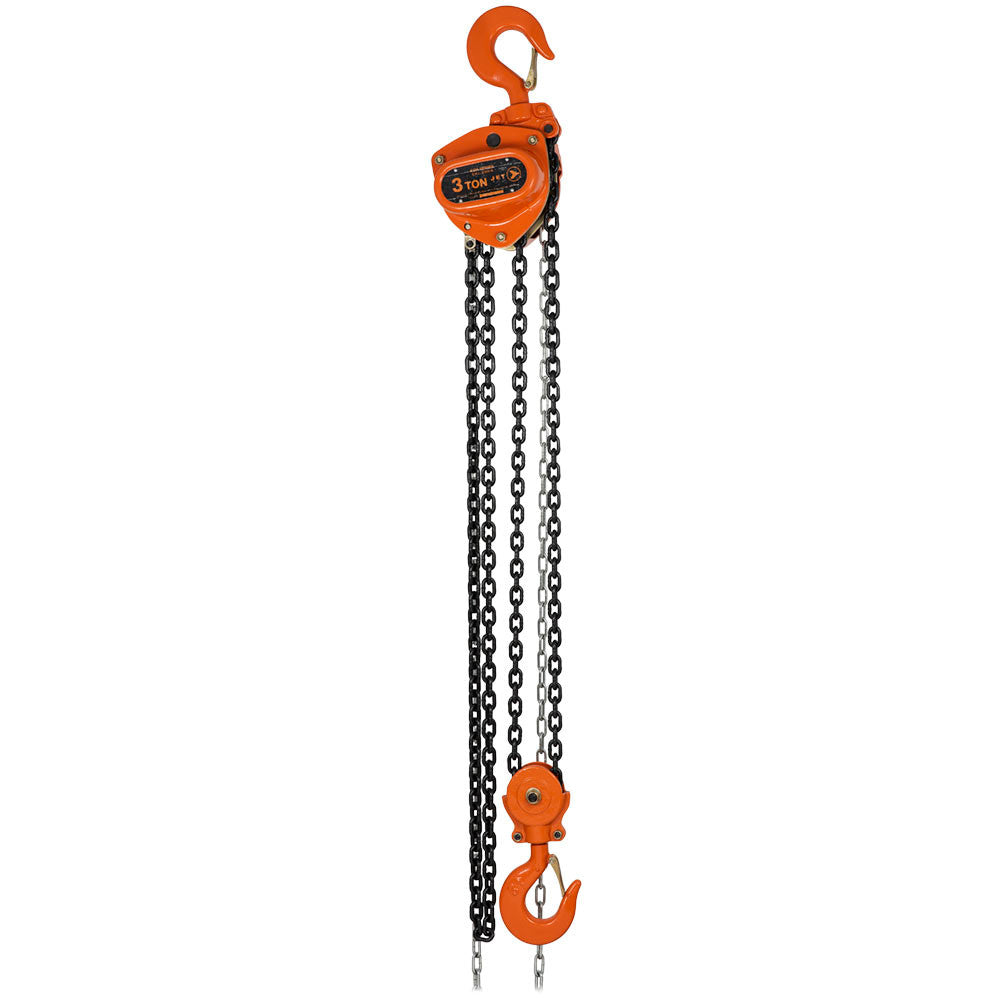 JET Tools JET Tools KCH-3010 Heavy-Duty Chain Hoist – 3 Ton, 10' Lift