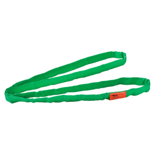 Global Industrial™ Polyester Round Sling, Endless, 6 ft x 1.25 in.-5300/4200/10600 Lbs Caps Polyester round Slings provide a lifting solution that will not mar or scratch the load; Double wall cover for greater sling life; Endless type, wear points can be shifted to extend sling life; Color coded to indicate capacity;