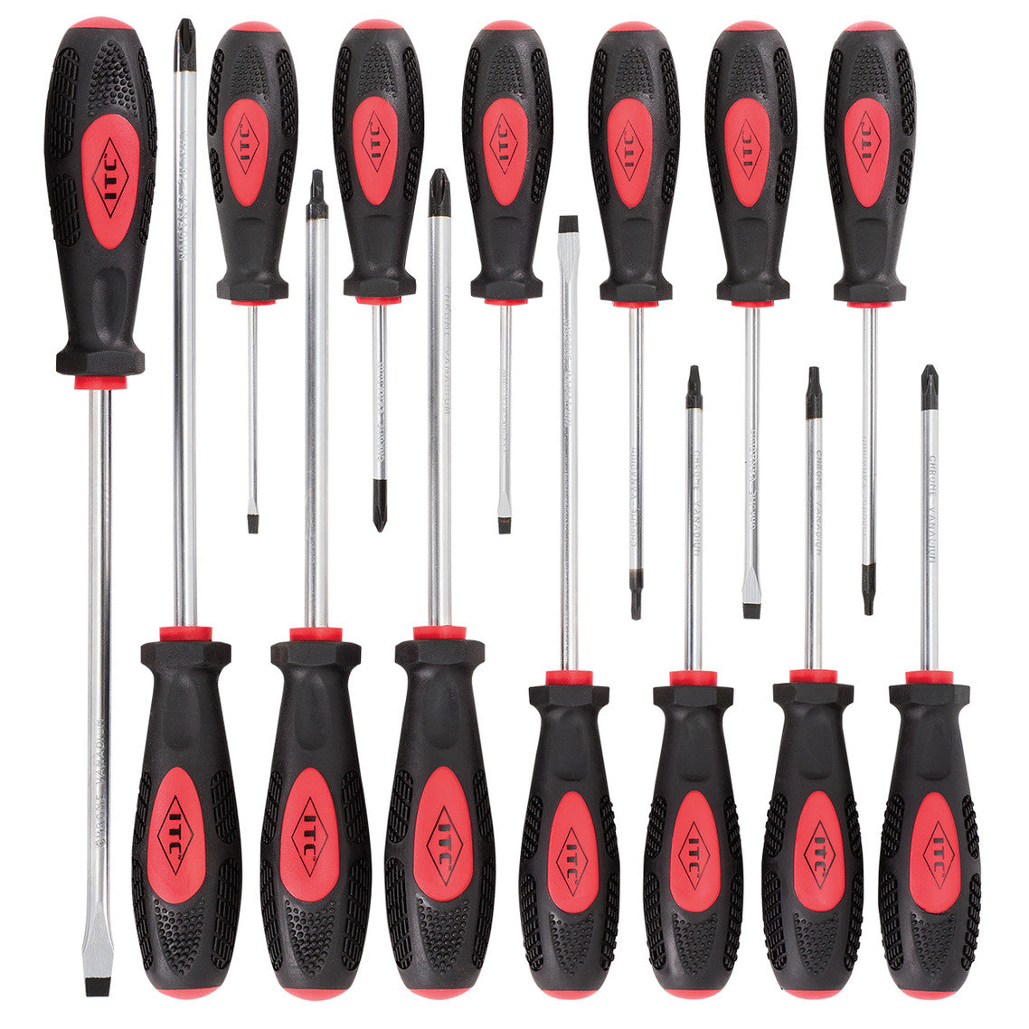 ITC ITC IESD-14S 14-Piece Ergonomic Screwdriver Set
