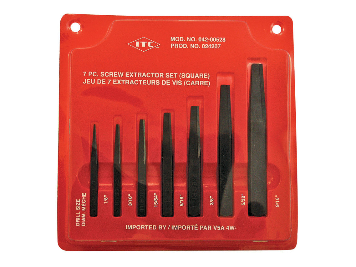 ITC ITC ISE-7 7-Piece Square Extractor Set