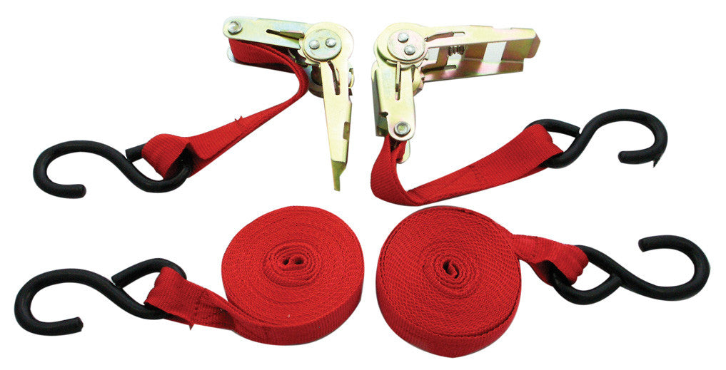 ITC ITC RTD-1152 Ratchet Tie Down Set – 1" x 15', 1,500 lb, 2-Pack