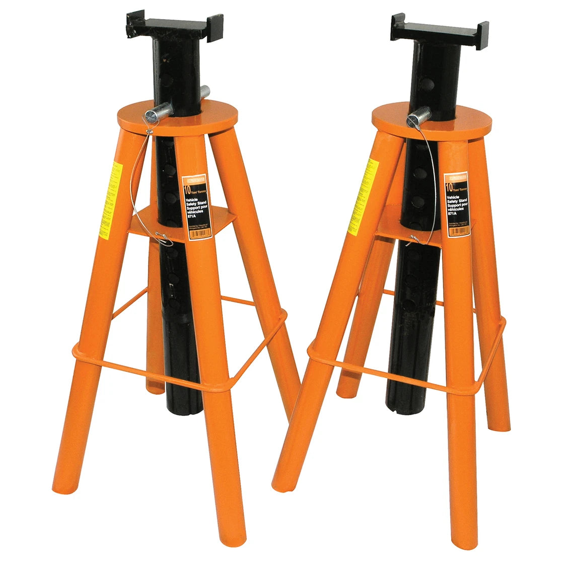 Strongarm Strongarm 871A 10 Ton High-Profile Jack Stands — Pair