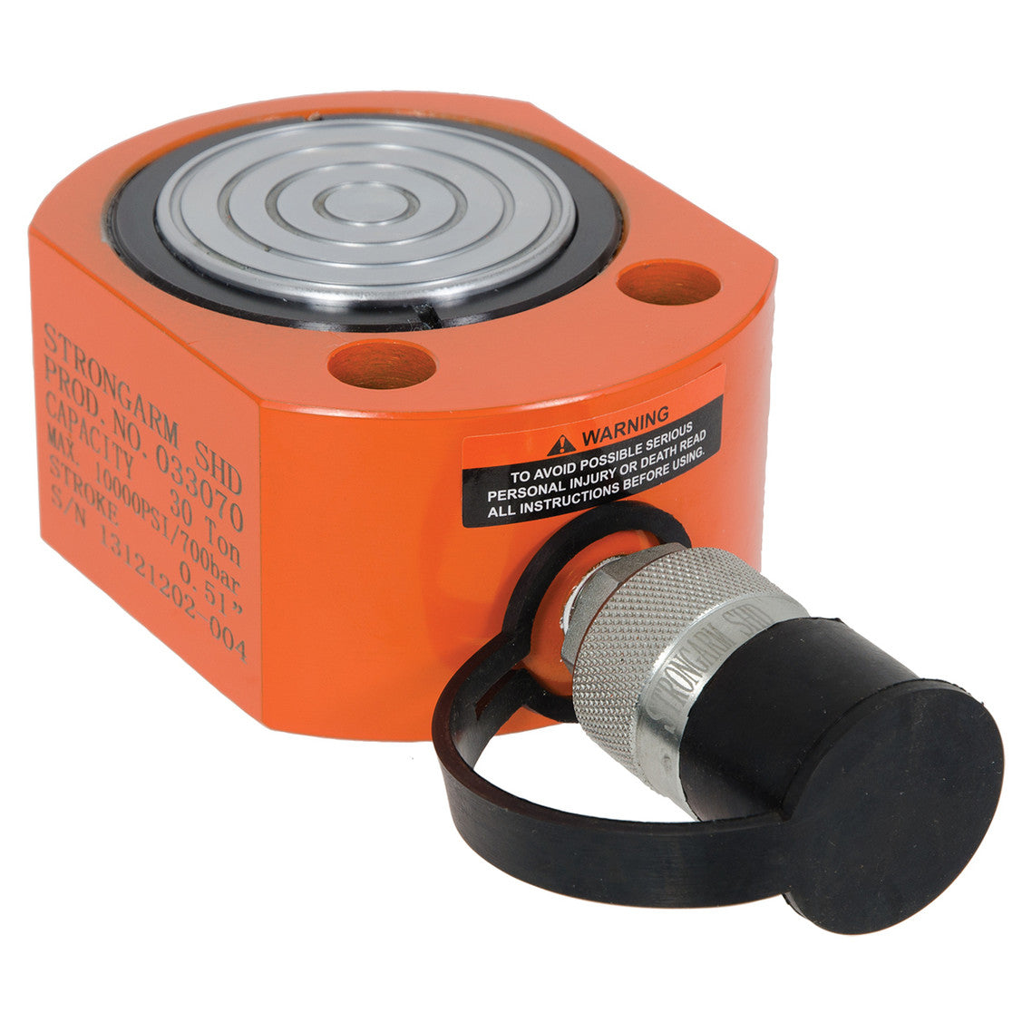 Strongarm Strongarm SACL300 30 Metric Ton Super Heavy Duty Low Height Single Acting Cylinder