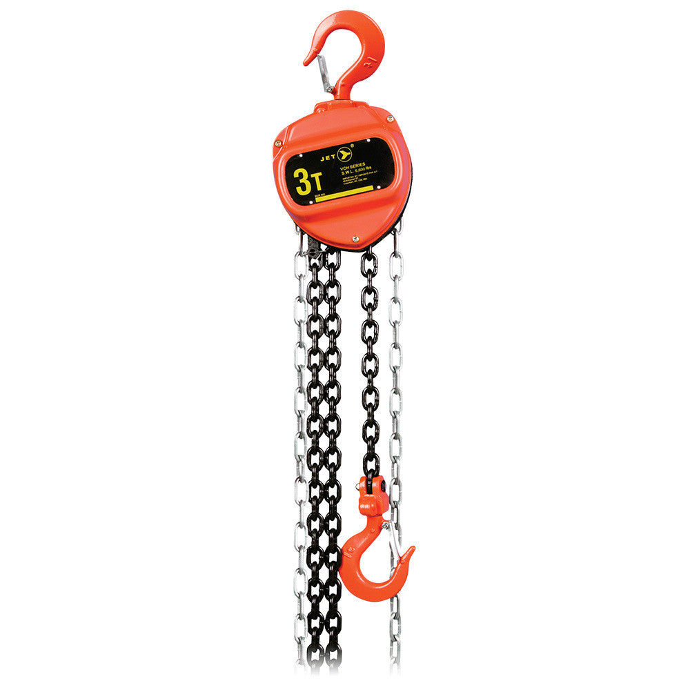 JET Tools JET Tools VCH-3010 3 Ton Chain Hoist – 10' Lift