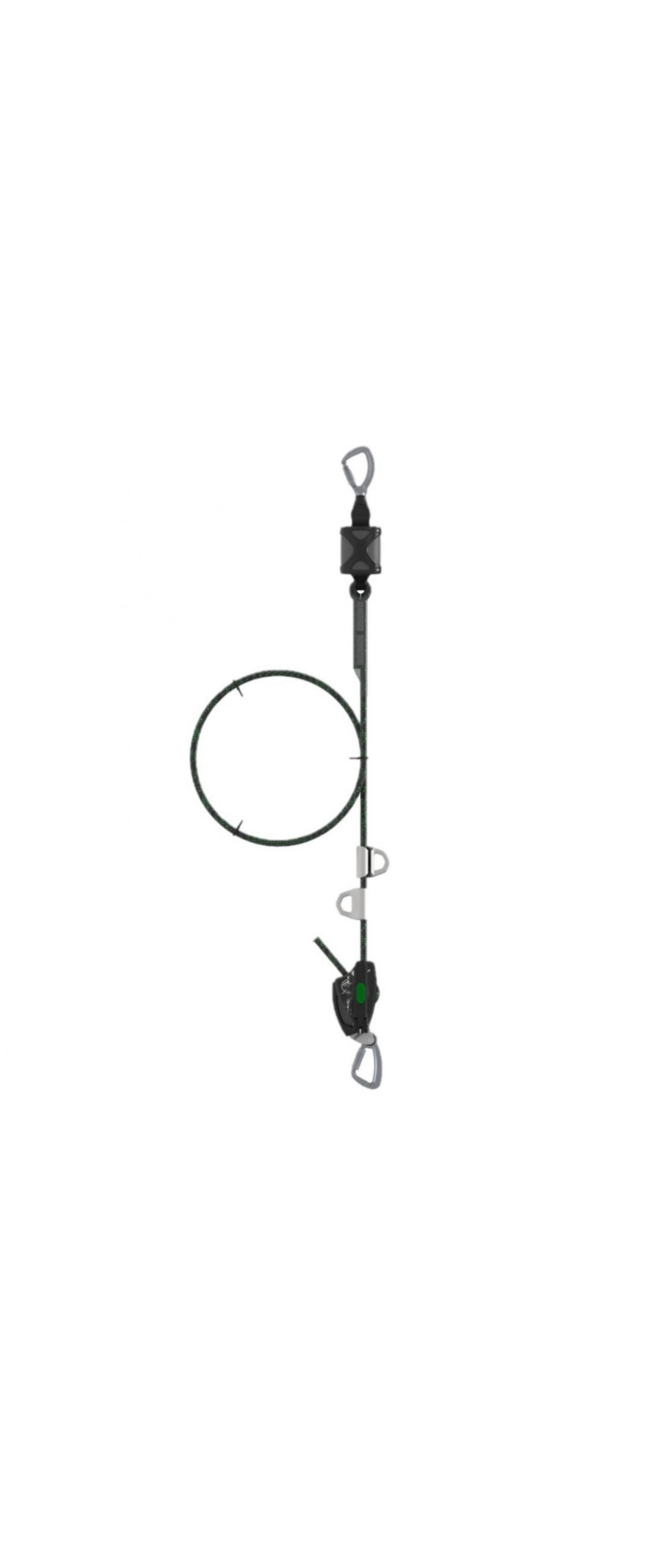 MSA MSA Temporary Horizontal Lifeline, 60 ft, for 2 People — 10219293