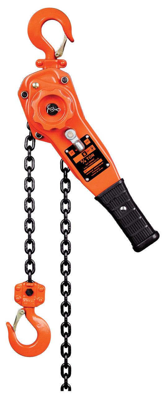 JET Tools JET Tools KLP-75-5 Heavy-Duty Lever Chain Hoist — 3/4 Ton, 5' Lift