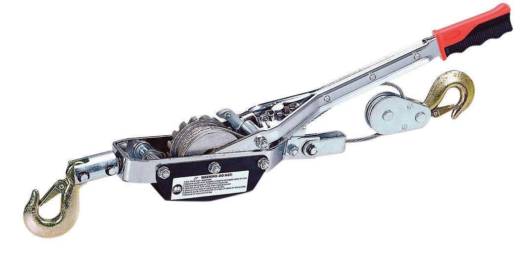 JET Tools JET Tools JCPP-200 Heavy-Duty 2 Ton Single Pawl Hand Cable Puller