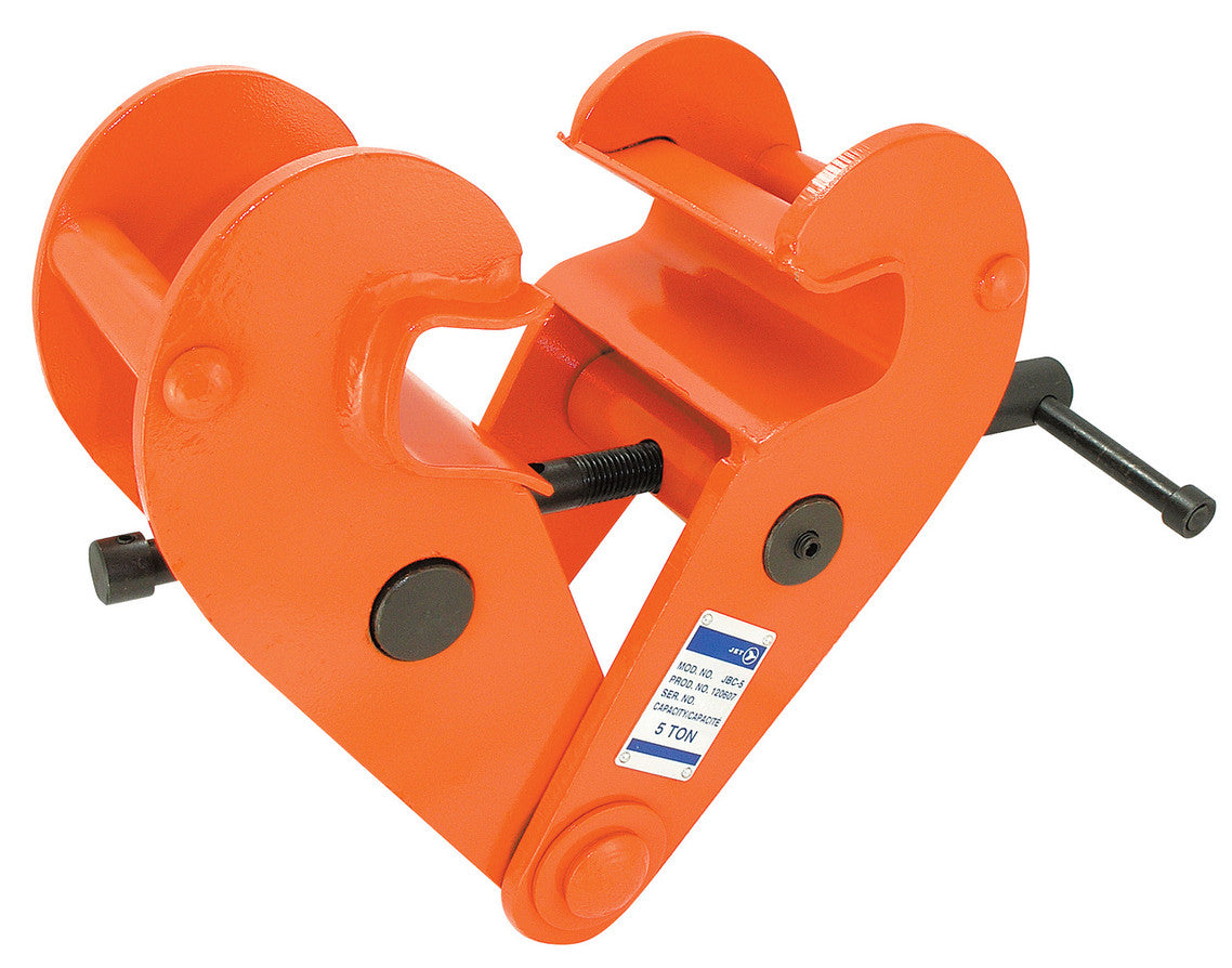 JET Tools JET Tools JBC-5 5 Ton Heavy-Duty Beam Clamp with Locking Screw