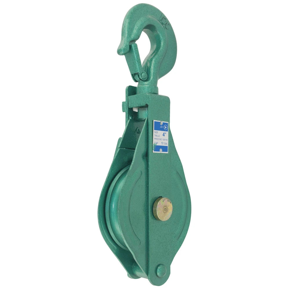 JET Tools JET Tools SUW-130104 Single-Sheave Snatch Block – 4"