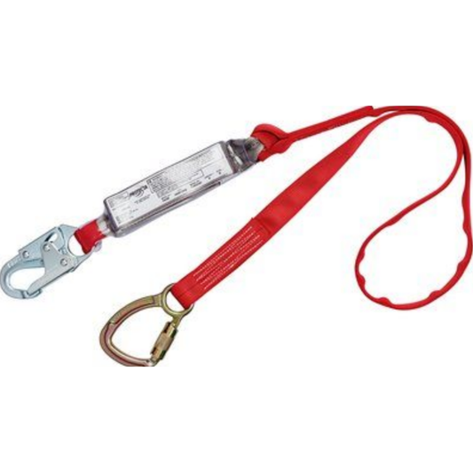 6FT SINGLE-LEG TIE-BACK WEB W SNAP HOOK TIE-BACK CARABINER