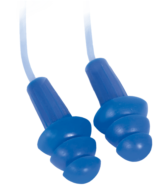H20 Reusable Ear Plugs - Metal Detectable - Corded