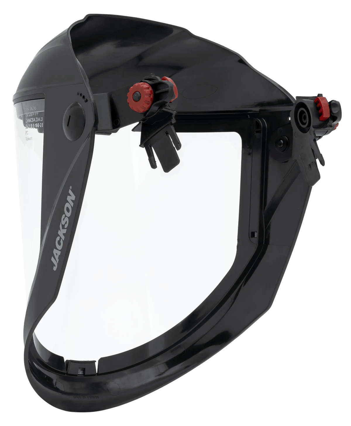 Maxview™ Series Face Shield – Full Brim HHIS Adapters – Chin and Side Guard
