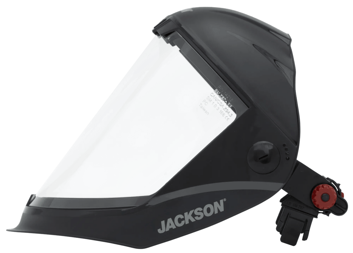 Maxview™ Series Face Shield – Full Brim HHIS Adapters – Chin and Side Guard