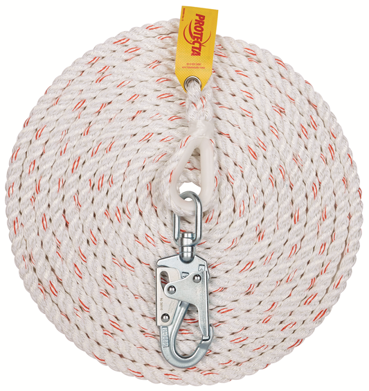 3M Protecta Rope Lifeline with Snap Hook 100FT 5/8
