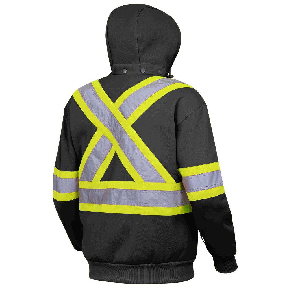 Pioneer 3-in-1 Winter Jacket & Fleece Hoodie Combo Kit – Hi-Vis Orange/Black