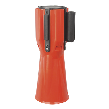 CONE TOPPER WITH BARRICADE TAPE - 10’
