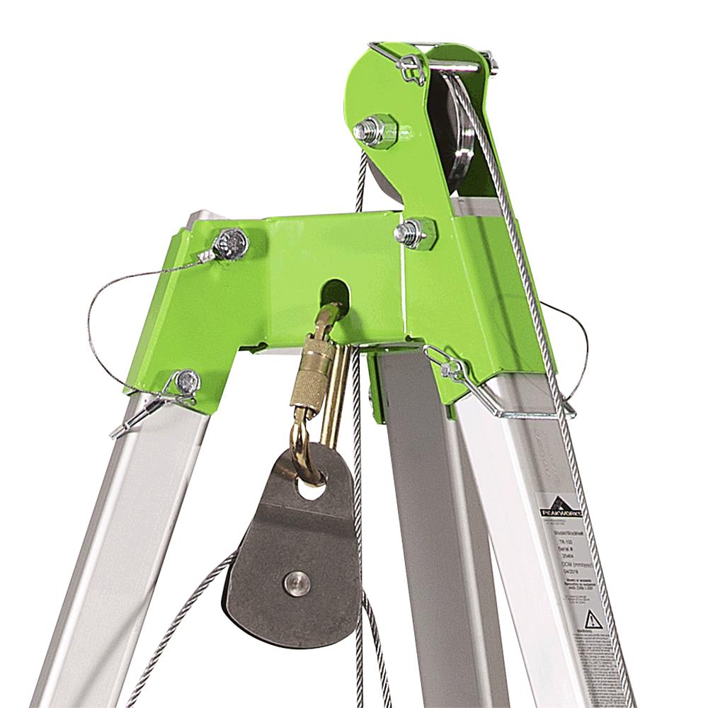 Peakworks CSK3-60 Confined Space Kit: Tripod, 3-Way 60' (18 M) SRL, 65' (20 M) Man Winch and Bag