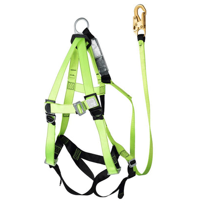 Harness/Lanyard Integral Combo - 4' (1.2 m) - 200-350 lb Capacity