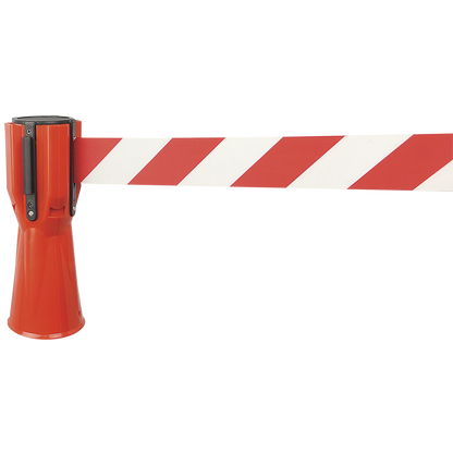 CONE TOPPER WITH BARRICADE TAPE - 10’