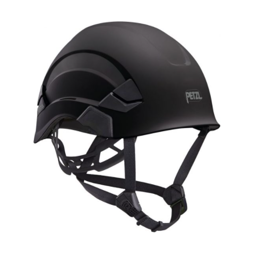 The VERTEX VENT helmet is very comfortable, thanks to its six-point textile suspension and CENTERFIT and FLIP&FIT systems, which guarantee that the helmet fits securely on the head. The adjustable-strength chinstrap makes it ideal for both work at height and on the ground. It has ventilation holes with sliding shutters to allow airflow through the helmet. With its potential for integration of a Petzl headlamp, hearing protection, and multiple accessories, it is an entirely modular helmet, thus responding to