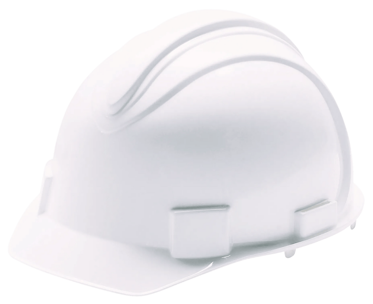 Charger Hard Hat - Front Brim - White