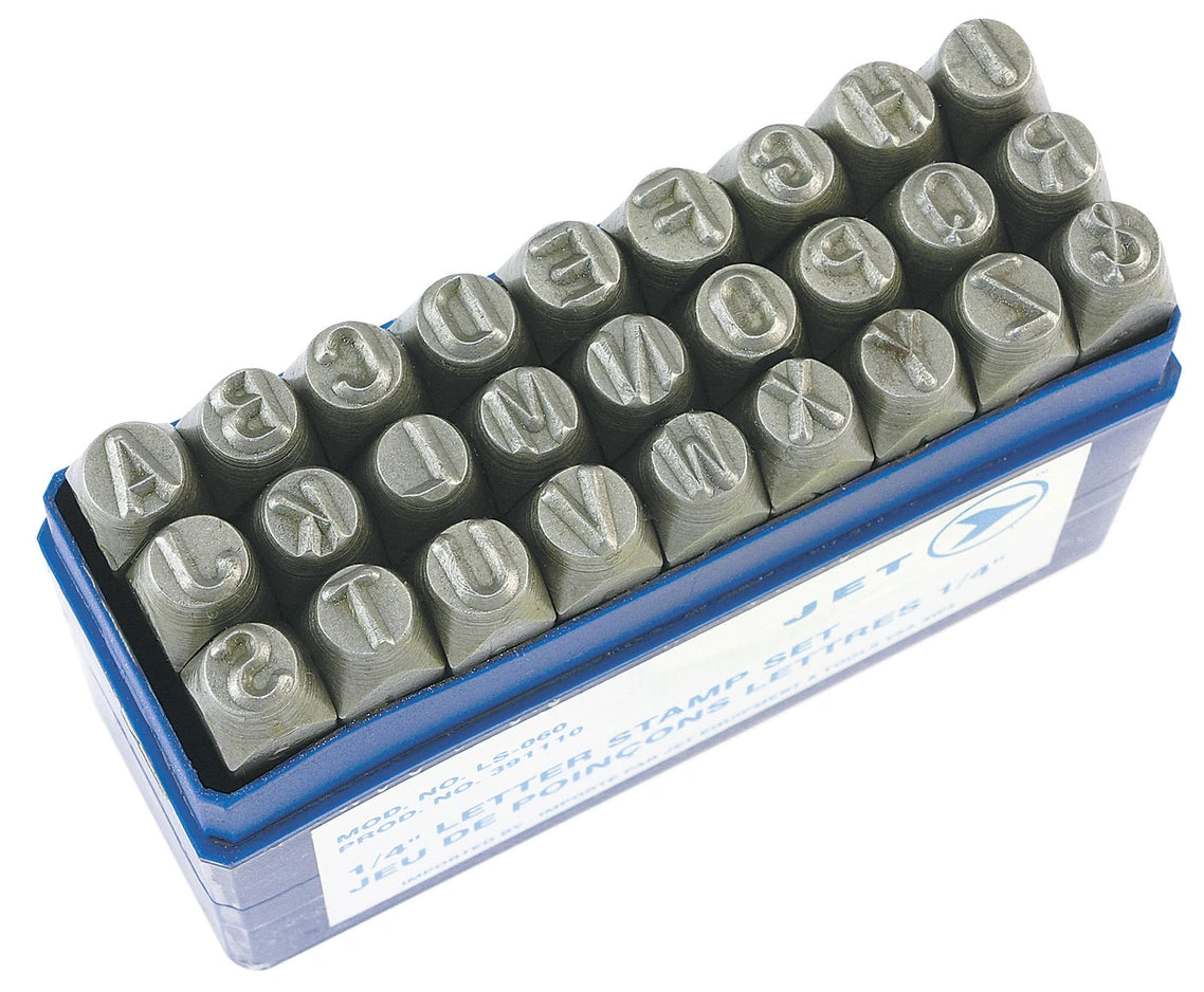 JET Tools JET Tools LS-060 6mm Letter Stamp Set