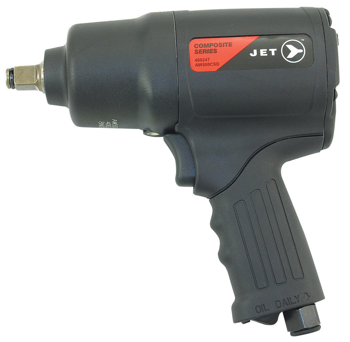 JET Tools JET Tools AW500CSD 1/2" Drive Composite Impact Wrench – Super Heavy Duty