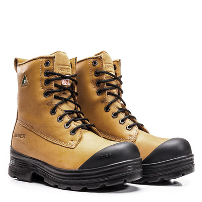 ROYER ROYER 2-Density Work Boot, 8-Inch, All-Leather, PARESHOK — 5012DD