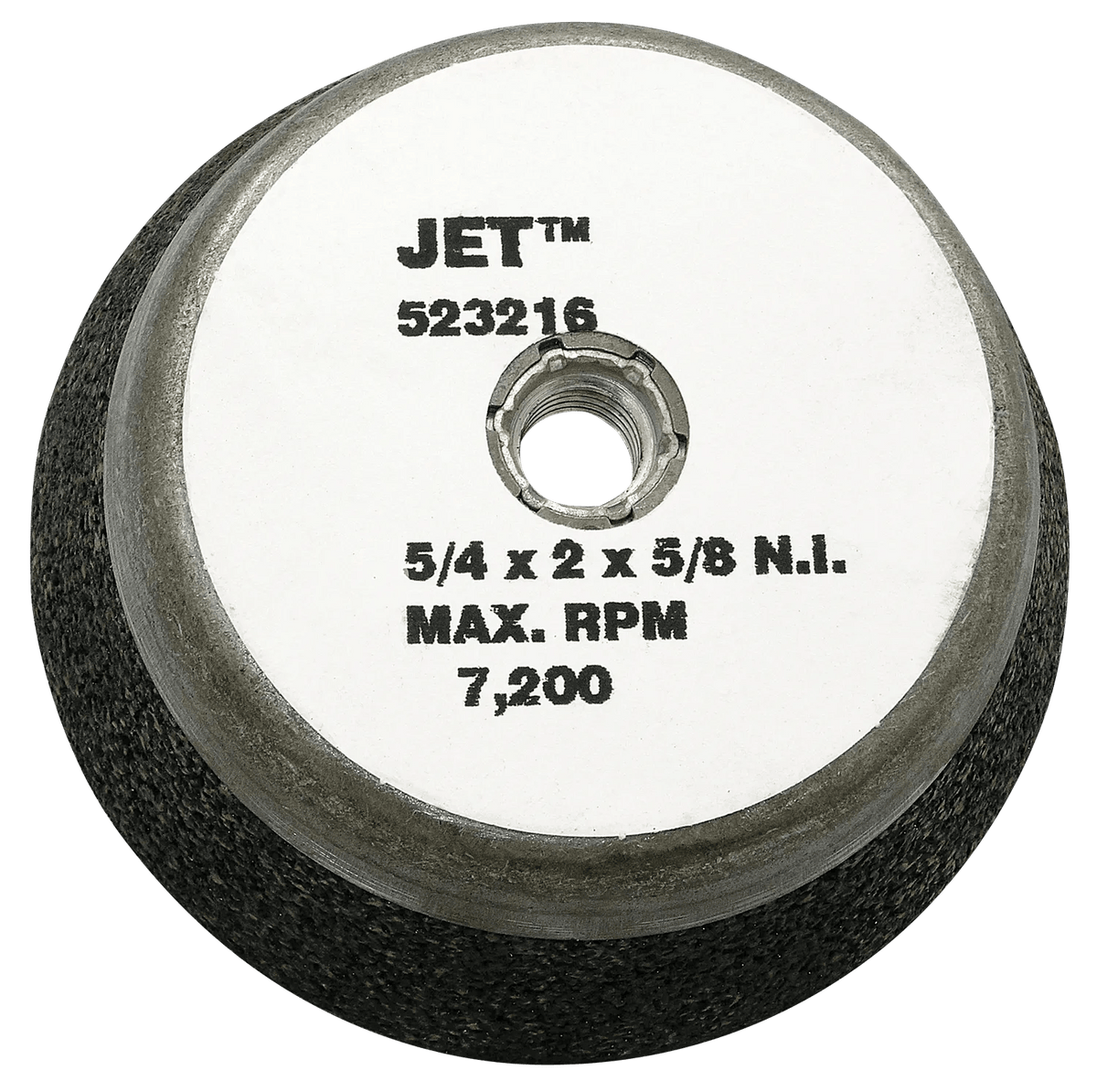 JET Tools JET Tools 523216 C8 T11 Resin Bond Cup Wheel – 5 x 2 x 5/8-11NC