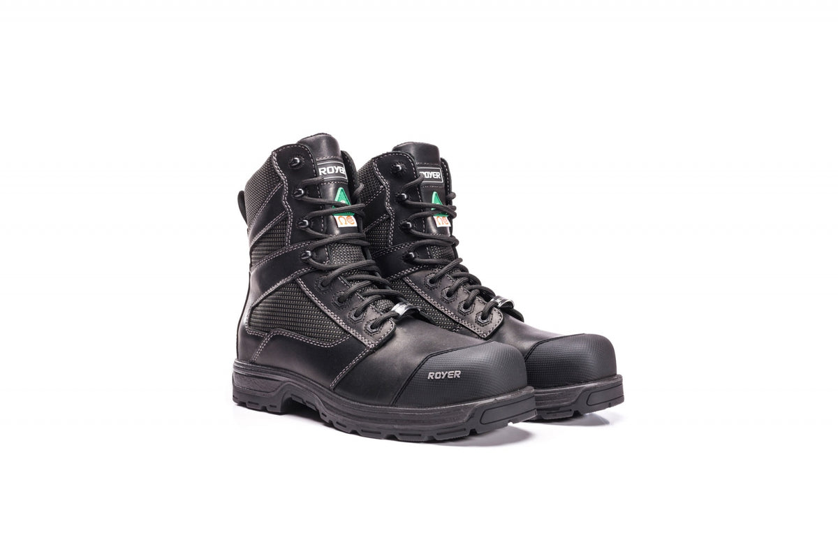 ROYER Royer AGILITY Black General-Utility Work Boots — Style 5700GT/07.5
