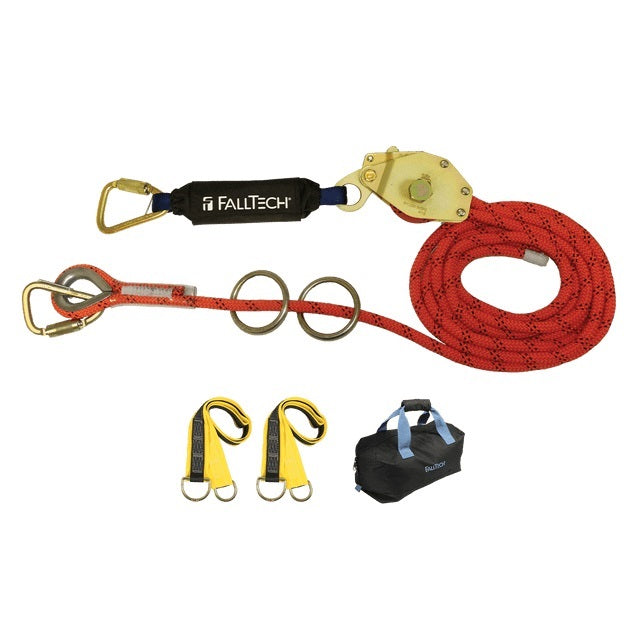 FALLTECH FALLTECH 60 ft Temporary Horizontal Lifeline, 77602K