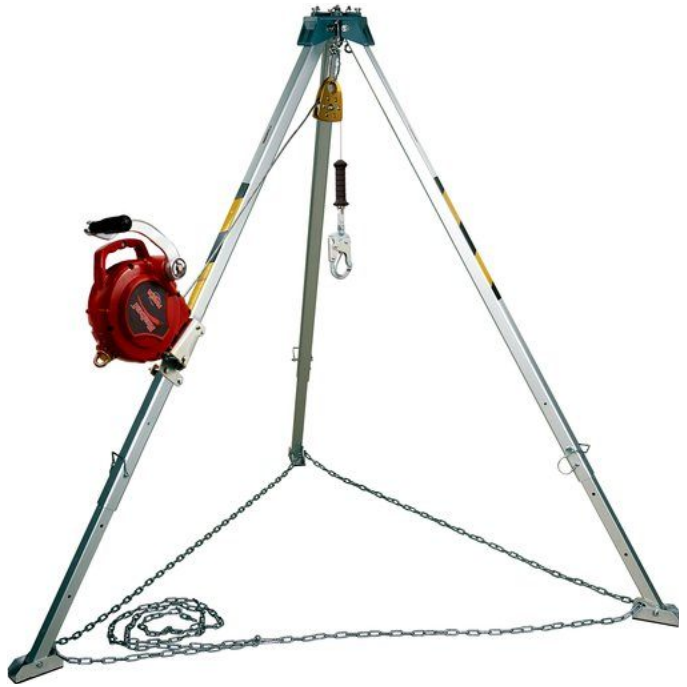 CONFINED SPACE KIT PROTECTA 50FT 3 WAY 7FT TRIPOD PULLEY BAG