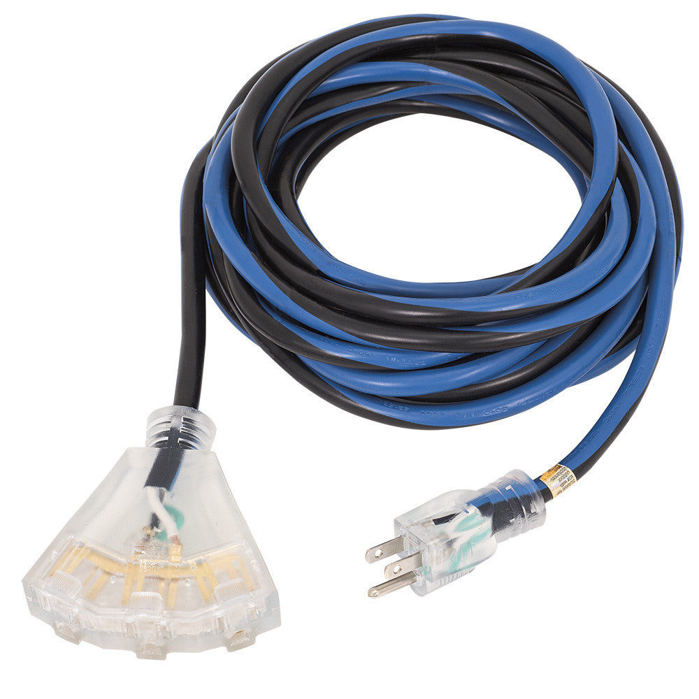 Startech Startech JLEC-1425 25' Contractor Grade Tri-Tap Extension Cord, 14 Gauge
