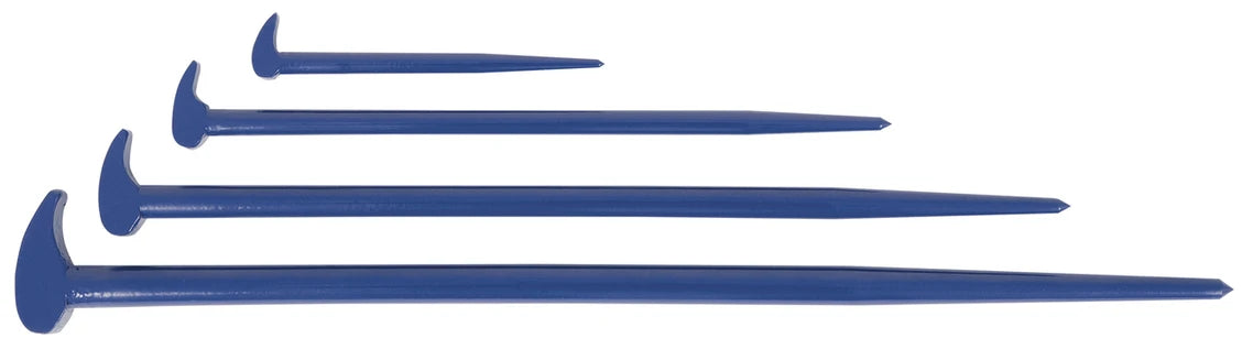 JET Tools JET Tools JRPB-4S 4-Piece Rolling Head Pry Bar Set