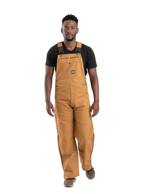 Stormtech Berne B1067 Heritage Unlined Duck Bib Overall – Brown – Brown Duck / 32" / 32"