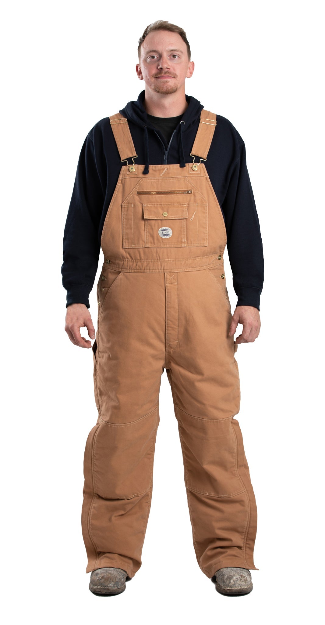 Stormtech Berne B916 Insulated Cotton Duck Bib Overall – Brown – 2XL / Tall / Brown Duck