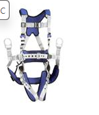 3M DBI-SALA ExoFit X100 Comfort Tower Climbing Safety Harness