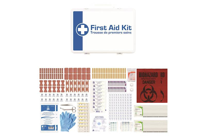 CSA TYPE 2 LARGE PLASTIC FIRST AID KIT - PLASTIC