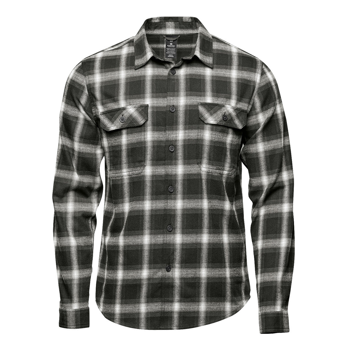 Stormtech Stormtech CSL-2M Men's Chesapeake Long Sleeve Shirt – M / Black/White Plaid