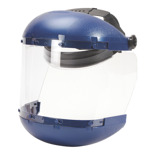 Sellstrom Sellstrom SUW-S38110 Dual Grown Face Shield with Ratcheting Headgear – Clear, Uncoated