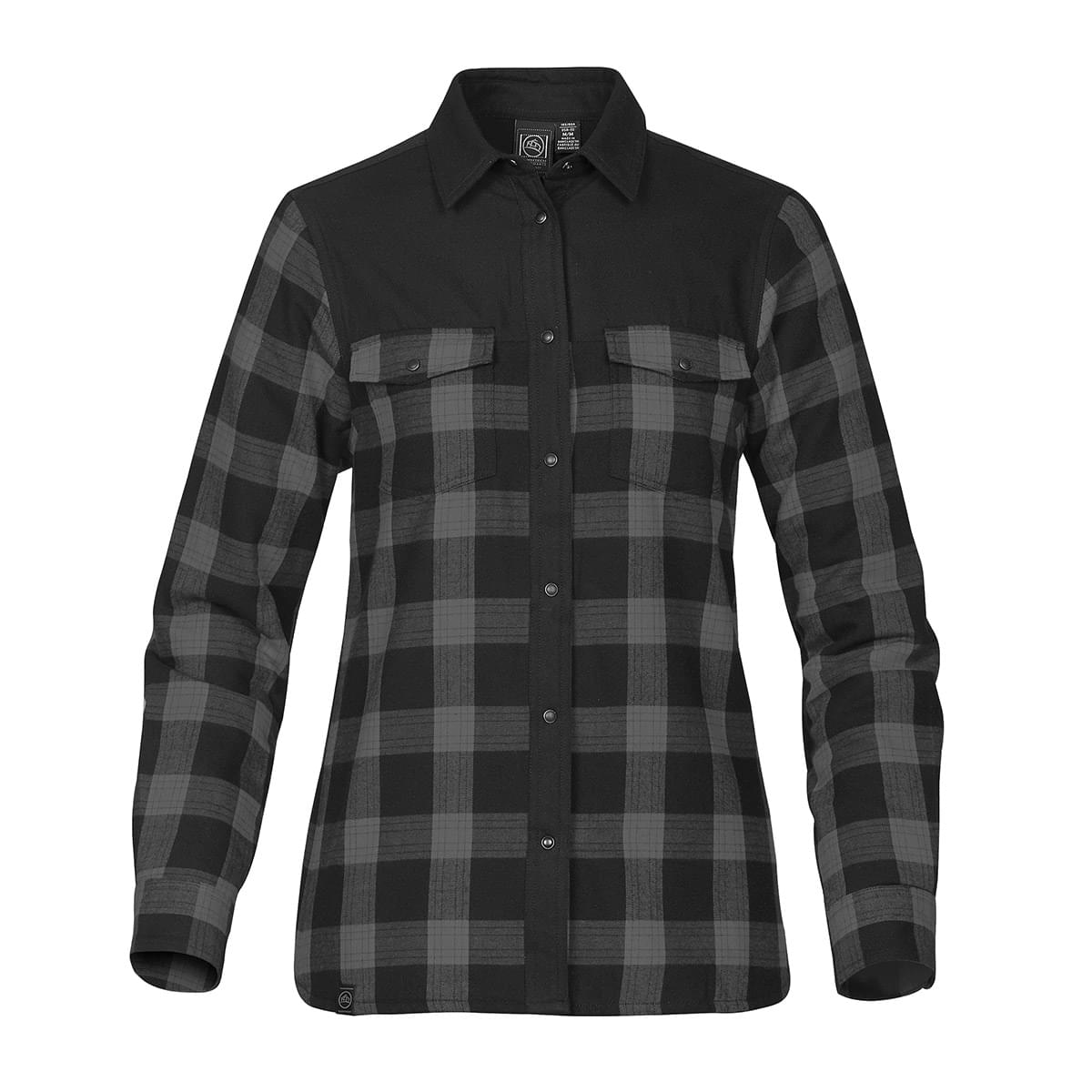 Stormtech Stormtech FLX-1W Women's Logan Thermal Long Sleeve Shirt – M / Carbon Plaid