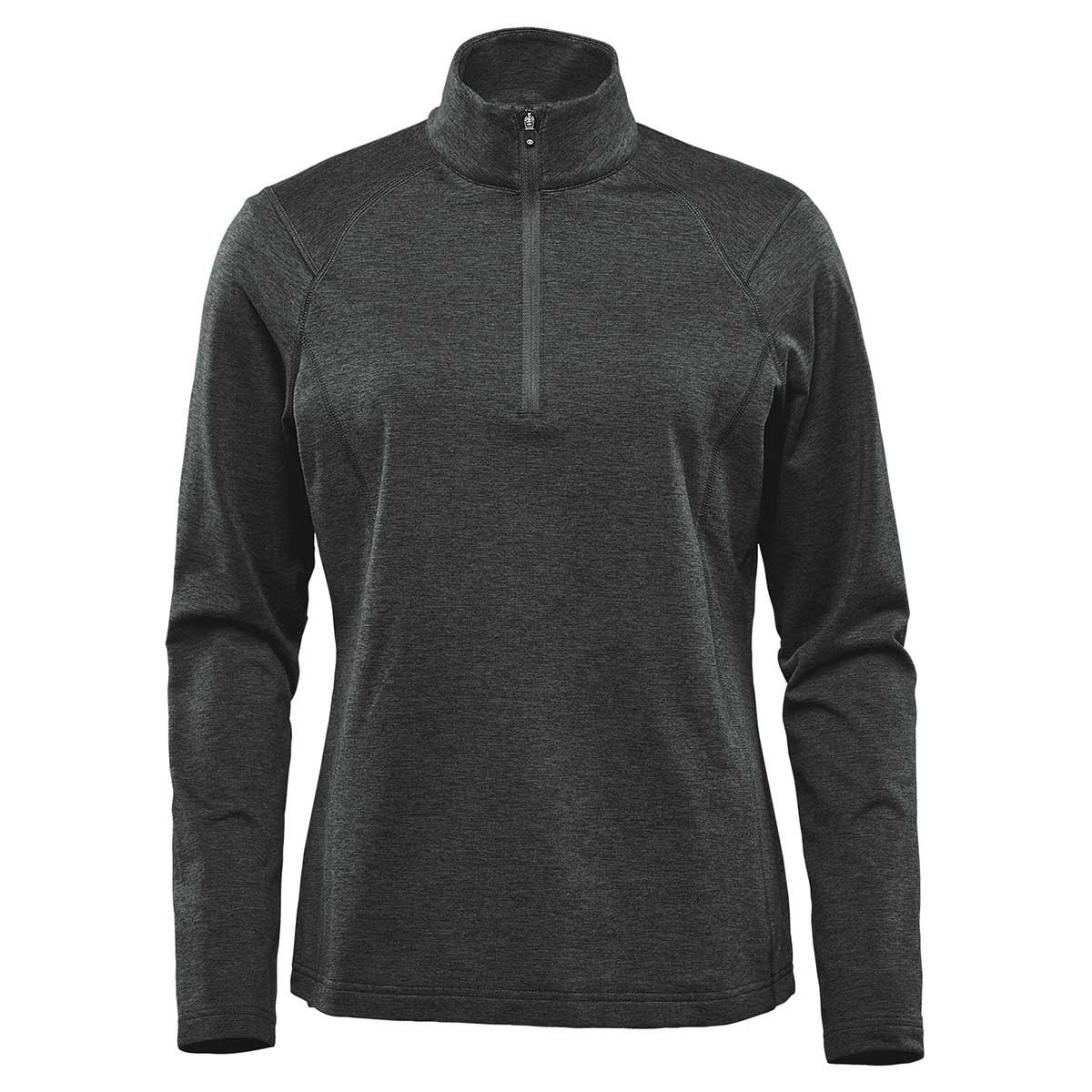 Stormtech Stormtech HTZ-2W Women's Treeline Performance 1/4 Zip Pullover – M / Black Heather