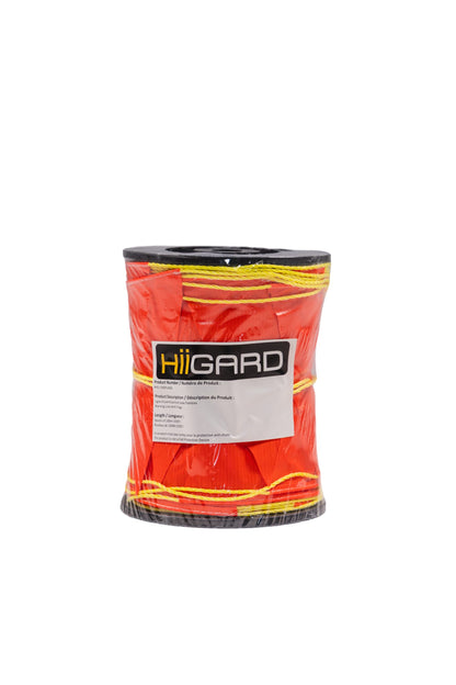 HIIGARD HIIGARD Flagged Warning Line, 3/16-Inch Polypropylene Rope