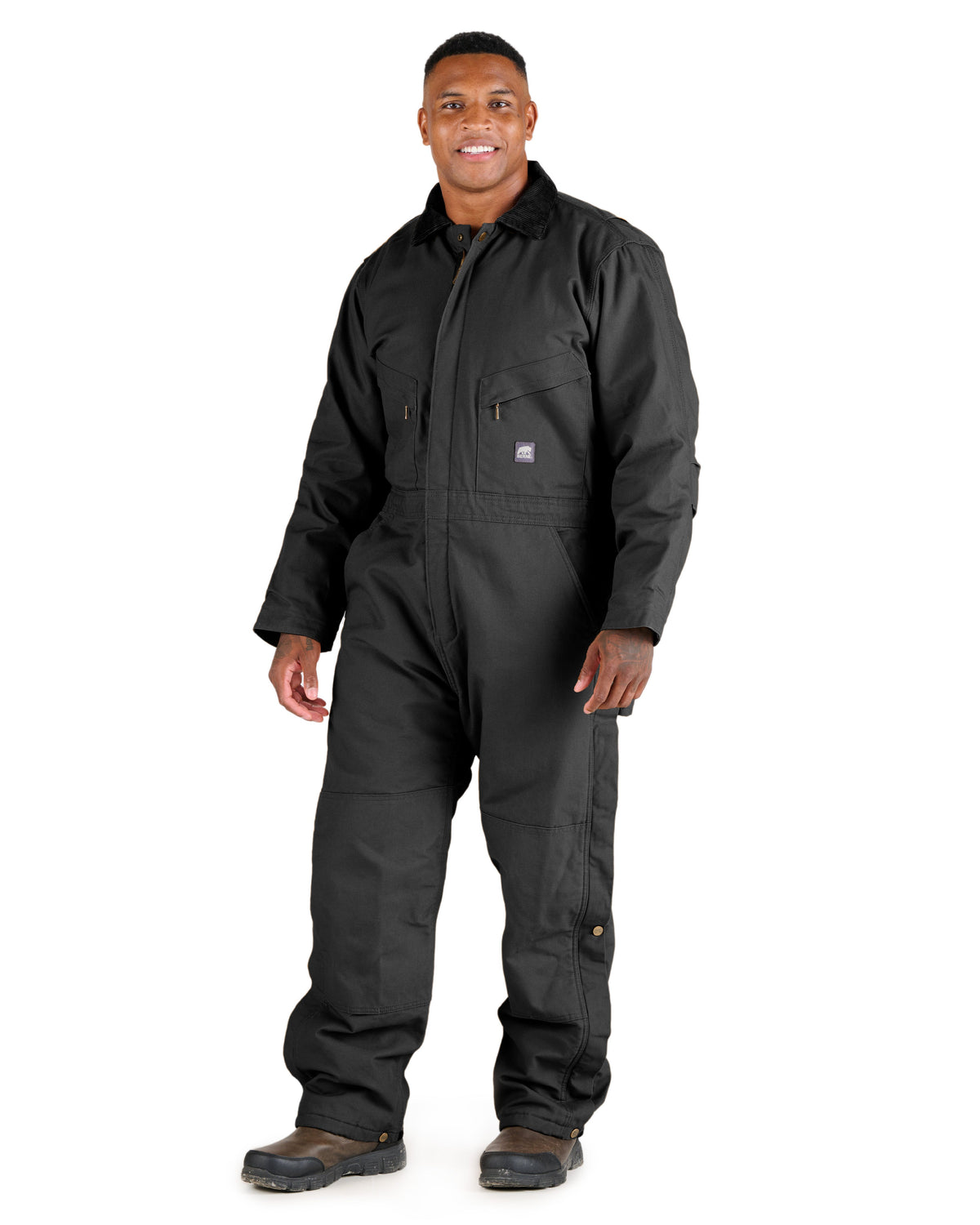 Stormtech Berne I417 Heritage Duck Insulated Coverall – Black – Black / M / Short