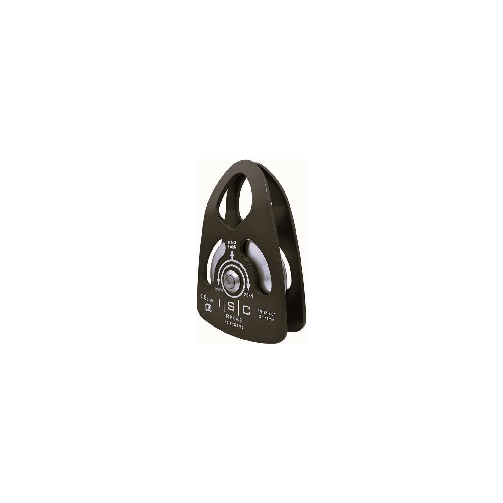 Specifications

Material: Aluminum
Weight: Medium 280g (9.9oz) & Large 760g (26.8oz)
Break Strenght: Medium 50kN (11 240 lb) & Large 70kN (15 736lb)
Rope Diameter: Medium #RP063A 10 – 13mm  &  Large #RP066A 10 – 16mm
Standards: CE EN 12278, NFPA 1983