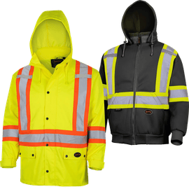 Pioneer 3-in-1 Winter Jacket & Fleece Hoodie Combo Kit – Hi-Vis Yellow-Green/Black